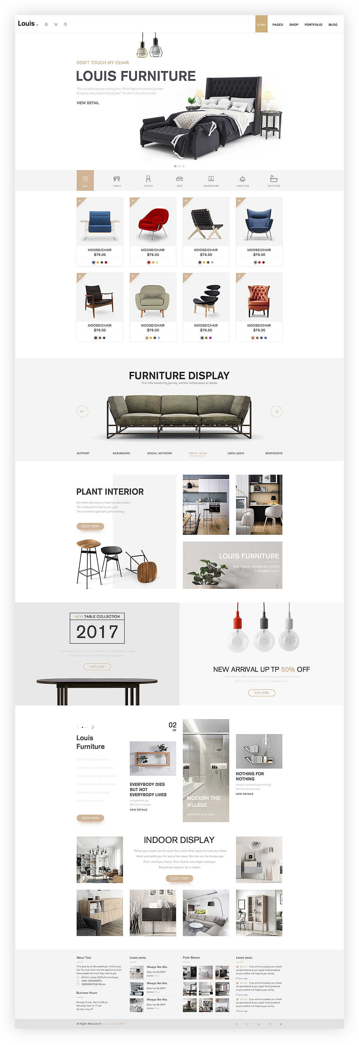 家具首页设计~|网页|企业官网|Louis_路易 - 原创作品 